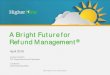 A Bright Future For Refund Management - BankMobile ...bankmobiledisbursements.com/wp-content/uploads/sites/4/...A bright future for Refund Management YOUR TEAM 3 • same leading disbursement