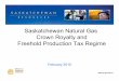 Saskatchewan Natural Gas Crown Royalty and Freehold ... · PDF file• Overview of the Saskatchewan Natural Gas Crown Royalty and Freehold Production Tax ... Incentive Volume and Applicable