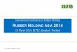 Dr. Hans-Joachim molding Asia-shortest cycle...Vulcanization of rubber in injection molding happens under pressure of 250 bar – 450 bar ... Dr. Hans-Joachim Graf 17 TP Moulding Rubber