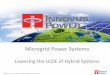 Microgrid Power Systems -   · PDF fileMicrogrid Power Systems ... Control Unit Engine & Generator Power Converter Current - Utility Connection ... EPC’s “Standard” Solution