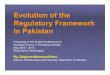Evolution of the Regulatory Framework In Pakistansiteresources.worldbank.org/FINANCIALSECTOR/Resources/Session2... · Regulatory Framework In Pakistan 11 ... largelarge--scale builders