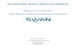 Sustainable Water Network (SWAN) consultation SWAN Response.pdf · Sustainable Water Network (SWAN) -Response to ... URBAN WASTE WATER DISCHARGES ... What other plans and programmes