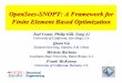Conte OpenSees-Snopt- A framework for Finite Element Based ...peer.berkeley.edu/events/annual_meeting/2012AM/wp-content/uploads/... · OpenSees-SNOPT: A Framework for Finite Element