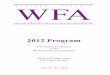 2012 Program - Western Finance Associationwesternfinance.org/wp-content/uploads/2012.pdf · President Francis Longstaff, ... 2012 Program Committee Program Chair ... Yacine Ait-Sahalia,
