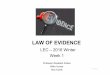 LAW OF EVIDENCE - University of Sydneysydney.edu.au/lec/subjects/evidence/Winter 2016/Law of Evidence... · •The Law of Evidence ... • House keeping –Objectives –Lectures