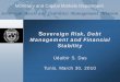 Sovereign Risk, Debt Management and Financial …siteresources.worldbank.org/INTDEBTDEPT/.../2010Tunis04Das.pdfSovereign risk is a key crisis legacy Debt managers have an important