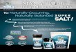 Deep Ocean Sea Salt · PDF fileMineral-rich sea water is naturally derived 2,200 feet below the ocean's surface Natural transformation into brilliantly white salt crystals takes place