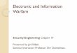 Electronic and Information Warfare - University of Haifaorrd/CompSecSeminar/2016/Chapter19-Jad.pdfElectronic and Information Warfare ... Control of the electromagnetic spectrum 