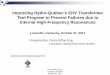 Improving Hydro-Québec's EHV Transformer Test Program · PDF fileHydro-Québec's specification is now requiring, as a special test, a lightning impulse test with line terminals terminated