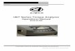 UET Series Torque Analyzer -  · PDF filePO Box 16460, Portland, OR 97292-0460 z 503-254-6600 z Fax 503-255-2615 A UET Series Torque Analyzer Operations Manual MTM 50-500