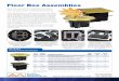 Specifications FLOOR BOX 714L Installation Instructions ... · PDF fileFloor Box Assemblies. ... FB-1 & FB-2 Single Gang Box Specs ... (NEMA config. 5-15R) • Extra deep wiring capacity