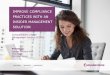 IMPROVE COMPLIANCE PRACTICES WITH AN INSIDER MANAGEMENT ... Documents/Managing the... · IMPROVE COMPLIANCE PRACTICES WITH AN INSIDER MANAGEMENT SOLUTION Computershare Insider 