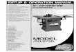 SETUP & OPERATION MANUAL - homedepot.com YOU for choosing this General® International model 50-275R 10" Left tilt 3 HP Cabinet Saw. This saw has been carefully tested …