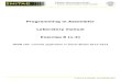 Programming in Assembler Laboratory manual …db.zmitac.aei.polsl.pl/PIA/PiA Ex.8.pdfProgramming in Assembler Laboratory manual Exercise 8 (v.2) MASM x64 –console application in