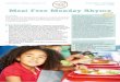 Learning Objectives - Meat Free · PDF file“Where’s all the meat? ... to find a downloadable poster, ... labelling and ask children to spot the vegetarian “V” symbol or the