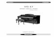 Designer Series - Suzuki · PDF file3 WELCOME! We would like to express our appreciation and congratulate you for purchasing this Suzuki digital piano. This piano has been designed