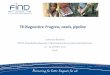 TB Diagnostics: Progress, needs, pipeline - · PDF fileTB Diagnostics: Progress, needs, pipeline ... Ortho Clinical) Volatile organic compounds ; TBDx ... care format . Approach Nr