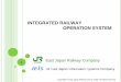 INTEGRATED RAILWAY OPERATION SYSTEM - UIC Railway Operation System Maintenance operation control ... there are many constraints in operating extra trains. Season Time Period Number