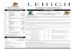 LEHIGH Notes/Women's... · LEHIGH’S KEY RESERVES ... has led LU to three Patriot League Championships and NCAA Tournament berths during her ten - ... SCORE BY PERIOD