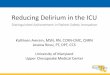Reducing Delirium in the ICU - Maryland Patient Safety … DIAGRAM (PROCESS MAP) Process Name: Reducing Delirium in the ICU ICU Care Team, Patient, family Patient/Family RN, Pharmacy,