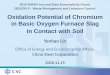 Oxidation Potential of Chromium in Basic Oxygen Furnace ...seaisi.org/file/file/fullpapers/Session9-Paper3-Oxidation... · 1 Oxidation Potential of Chromium in Basic Oxygen Furnace