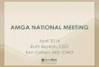 AMGA NATIONAL MEETING - etouches · PDF fileAMGA NATIONAL MEETING April 2014 Ruth Benton, CEO ... informative, interactive • ... • Search Engine Optimization (SEO)