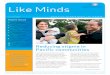 Like Minds on me.” Battling stigma and discrimination Some young people with whom Evangelene works are already 