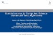 Special course in Computer Science: Advanced Text …users.abo.fi/pbostrom/kurser/textalgo/Lecture_2.pdfa ba ba ba ,a baba ba,a ba b a ba Notations and Definitions • Just as in the