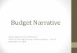 Budget Narrative - Oregon Department of Education Narrative Oregon Department of ... have been expended for programs for limited English ... Include a copy of the proposed activities
