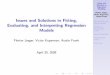 Issues and Solutions in Fitting, Evaluating, and ... - HLP Lab · PDF fileIssues and Solutions in Fitting, Evaluating, and Interpreting Regression Models ... What to report Back-transforming
