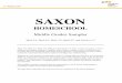 SAXON -  · PDF fileThis sampler includes materials that are representative of the Saxon math program, including samples of Lessons and Investigations