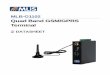 Quad Band GSM/GPRS Terminal - MLiS User Manual_02262016.pdf · 1 GSM / GPRSFrequency Bands ：Quad band GSM 850 / 900 / 1800 / 1900 MHz 2 RF Output Power Class 4 (+33dBm ±2dB) for