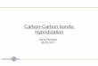 Carbon-Carbon bonds: Hybridization - Fachbereich · PDF file · 2013-01-25Gina Peschel Content Manifestation of Carbon sp³-, sp²- and sp- Hybridization Graphite and diamond Rolled