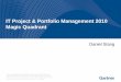 IT Project & Portfolio Management 2010 Magic Quadrant · PDF fileThese materials can be reproduced only with written approval from Gartner. Such approvals must be requested via e-mail: