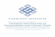 Variation and Diversity in Sustainability and Climate Work · PDF fileVariation and Diversity in Sustainability and Climate Work ... theme of the symposium was ‘Variation and Diversity