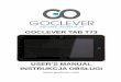 GOCLEVER TAB T73 - Infinite Inventionold.goclever.com/uploads/product_files/GOCLEVER TAB T73 EN PL.pdf · Before using Remember that the ... such as microwave ovens, ... Add function