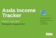 Asda Income Tracker - Walmart.com ASDA Income Tracker returns to growth after three ... recent rise in inflation as imported goods such as ... The main factors affecting family costs