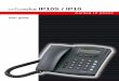 IP10S / IP10 / IP10 Corded IP phone User guide IP10S/IP10userguide 1 02P182000Aen Contents Contents Foryoursafety.....3 Operatingconditions.....3 