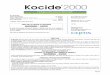 Kocide 2000 - Certis · PDF fileAs soon as possible, wash thoroughly and change into clean clothing. ... • If KOCIDE® 2000 is applied in a spray solution having a pH of less than