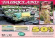click to open SENSATIONAL SAVINGS! flyer! 50fabricland.ca/flyer/images/flyer.pdf · click to open flyer! Sale in effect March 1-28, 2018, on selected in-stock merchandise. SENSATIONAL