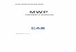 MWP User manual v80130 - cas-usa.com Series - Owner's... · 5.11 . 12 5.1 Span Calibration When the display shows “CAL”, press the key to enter Auto calibration. Please use ,