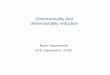 Dimensionality and dimensionality … and dimensionality reductiondimensionality reduction Nuno Vasconcelos ECE Depp,artment, UCSD. Note ... The curse of dimensionality