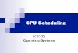CPU Scheduling - Courses.ICScourses.ics.hawaii.edu/ReviewICS332/morea/060_Scheduling/ics332... · CPU Scheduling is important for system performance and ... (see next slide) ... Round-Robin