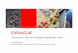 Governance, Risk und Compliance Application Suite · PDF file• Herausforderungen • Positionierung GRC Application Suite • Oracle GRC-Application Suite AGENDA 3 • Zusammenfassung