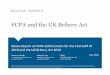 FCPA and the UK Bribery Act - Mayer Brown · PDF fileFCPA and the UK Bribery Act Status Report on FCPA Enforcement for the First Half of 2010 and the UK Bribery Act 2010 Z Scott zscott@