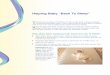 Helping Baby 'Back to Sleep' - The National Center · PDF fileHelping Baby “Back To Sleep ... on her back for sleep. If baby is breastfed, wait until she is 1 month old or is used