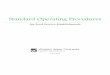 Standard Operating Procedures - · PDF file1-Standard Operating Procedures, Western Upper Peninsula Health Department—Environmental Health Division ... Purchasing food from approved