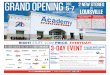 GRAND OPENING 5˜7 2 NEW STORES IN · PDF file · 2014-12-04details and official rules, ... Styles BSC-2000, BSC-2040, BSC-2080 iWorld Wireless Sound ... CAP Barbell 300-lb. Olympic