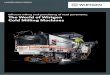 Efficient milling and granulating of road pavements. The ... · PDF fileEfficient milling and granulating of road pavements. The World of Wirtgen Cold Milling Machines. ... PRO PLUS