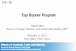 Top Runner Program - IEA 4E · PDF file“Top Runner Program” is the mandatory program, which encourages the competition among ... Gas cooking appliances 14 ... Energy‐Efficiency